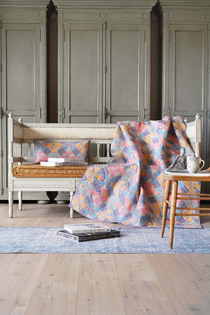 Tilda Patchwork Stoff Baumwolle - Windy Days Wendy Camel
